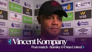 Vincent Kompany remains upbeat as winless run continues | Burnley 0-1 Manchester United
