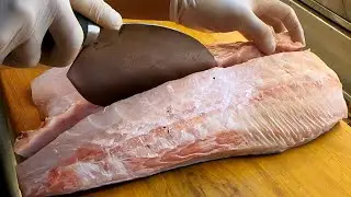 Cleaning and Filleting Cobia (black king fish)