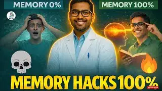 HOW TO INCREASE MEMORY POWER🔥| Science-Based Techniques 🎯