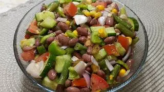 Red Beans Salad For Weight Loss | Easy Red Beans Salad Recipe
