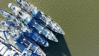DJI Inspire-1 Joins the National Defense Reserve Fleet, Suisun Bay, California, USA