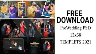 New Pre Wedding album design PSD free download 2021. Design Bazaar |