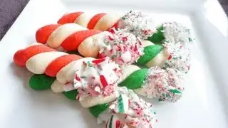 Peppermint Stick Cookies