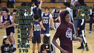 Quintyn Voltz and Landon Lampley Go Head to Head! Dc Hawks take a L to Belzer! Qzae 27 L.Lampley 22!
