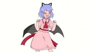 #touhou Remilia Cat Ears Dance (original link in description) #discord #twitter
