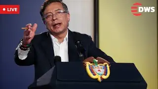 LIVE: President Gustavo Petro Addresses Supporters After Trump&rsquo;s Accusations & Uribe Ruling | AC15