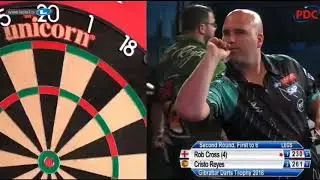 2018 Gibraltar Darts Trophy Round 2 Cross vs Reyes