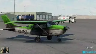 X-Plane 12: Cessna C206 StationAir from Bakersfield BFK to San Bernardino SBD