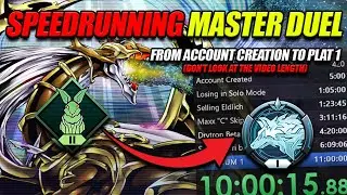 Yu-Gi-Oh! Master Duel Speedrun from Account Creation to Plat 1
