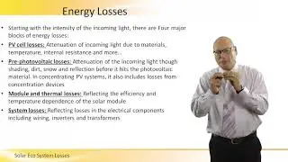 Solar Eco System Losses