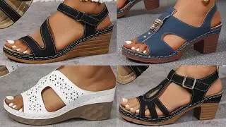 2026 TOP DIFFERENT COMFORTABLE SANDALS DESIGNS FOR WOMEN LATEST SLIP ON APPEALING TRENDY FOOTWEAR
