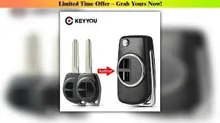 Best KEYYOU Modified For Suzuki Swift Grand Vitara Alto SX4 Liana Flip Car Key Shell Remote Case Re