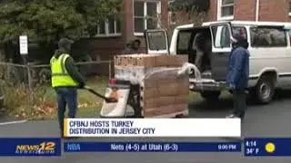 News 12 New Jersey: CFBNJ Hosts Turkey Distribution in Jersey City