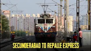 Secunderabad to Repalle Express Train | Repalle Passenger | #indianrailway #trains #trainvideo