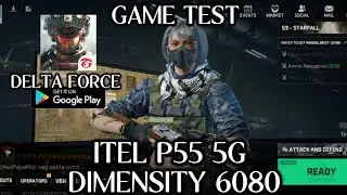 GARENA-DELTA FORCE CBT PH SERVER GAME TEST IN ITEL P55 5G #dimensity6080 #itelp555g #deltaforce