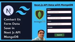 Next.js API data with MongoDB |  Contact Us Form Data Save in Next Js API in Hindi Tutorial