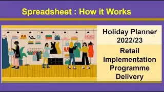 Holiday Planner: Retail Implementation Programme Delivery 2022/23 : How it works