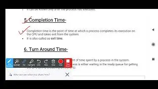 Various Times Related To Process in OS || Unit-3 ||Operating System