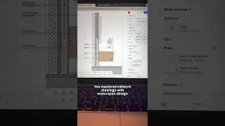 Drafting millwork becomes super easy when you draw it with rayon.design💻#architips