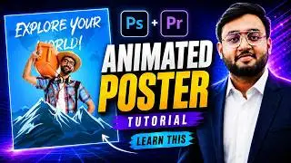 Animated Poster / Motion Banner Tutorial in Photoshop and Premiere pro 2023