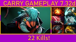 💥Dota 2 Weaver Carry Gameplay - High MMR
