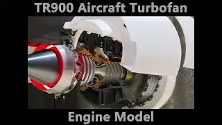 TR900 Turbofan engine model startup video#turbofan #engine #engine model kit #aircraftengine