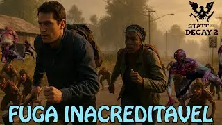 😱 A FUGA MAIS INSANA DE STATE OF DECAY 2! Juggernaut, Ferals e Bloater JUNTOS!