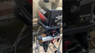 Motor mercury 5hp com acelerador remoto e horimetro