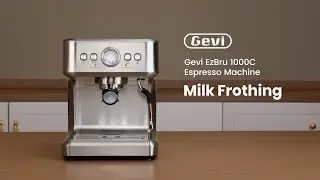 How to Froth Milk with Gevi EzBru 1000C | Milk Steaming Tutorial for Lattes & Cappuccinos