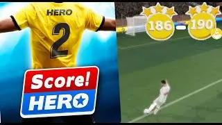 Score! Hero 2 - Level 186 - 190 + Training  - Complete 3 Stars Walktrough
