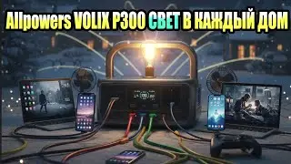 5 Причин Купить ALLPOWERS VOLIX P300 Портативную электростанцию 300W 256 Wh