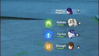 A fully C6 Archon Team in Genshin Impact