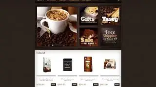 40176Quality Coffee ZenCart Template - 40176