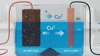 Electrolytic refining of copper, class x