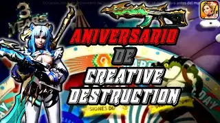 TERCER ANIVERSARIO &bull; CREATIVE DESTRUCTION &bull;