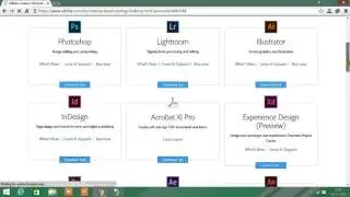 How to download adobe applications?