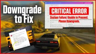 ScriptHook V Critical Error Solved GTA 5 Legacy Fix | Downgrade 3717 to 3586 (100% Working Solution)