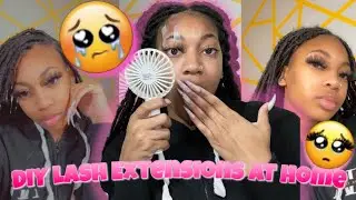 HOW TO: INDIVIDUAL VOLUME LASH EXTENSIONS AT HOME ❤️&zwj;🔥