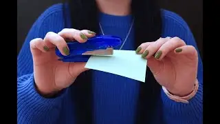 102 📎 Staple & Paper Sounds | No Talking ASMR
