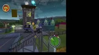The simpsons hit and run Gameplay level 4 Marge