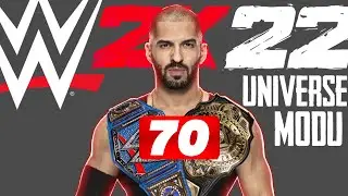 WWE'NİN EN KÖTÜ GÜREŞÇİSİ KEMER KAZANABİLECEK Mİ ?/ WWE 2K22 UNIVERSE MODE TÜRKÇE