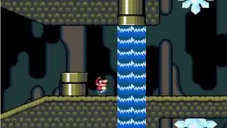 SMW Custom Level - Waterfall Caverns (Rom Hack Preview)
