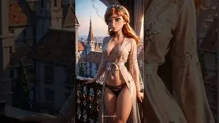 Did you know Anna&rsquo;s trip to France almost went sideways in a single moment? .#anna #balcony #paris