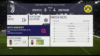 FIFA 18 | Juventus 0 vs Dortmund 4 at the Allianz Stadium