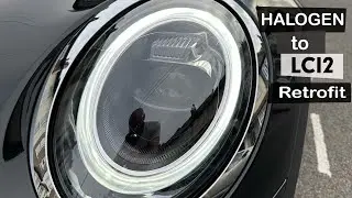 Переоборудование галогенных фар Mini Cooper в полностью светодиодные фары LCI2