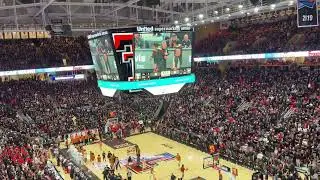 Texas Tech MBB vs Texas - Pregame - United Supermarkets Arena atmosphere - 2-27-24