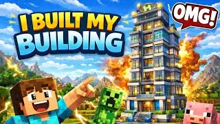 👉 I Built My Dream Building in Minecraft Survival 😱 | Modern House Build