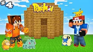 Dekho Ash ka Ghar Maine banwaya 😂 | Pixelmon Gameplay | Minecraft | Pokemon | Prince X Gaming | #4