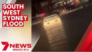 Liverpool and Bankstown flooded - March 2022 | 7NEWS