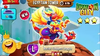 EGYPTIAN TOWER ISLAND All Dragons COMPLETE Gameplay | Dragon City 2020! 😱